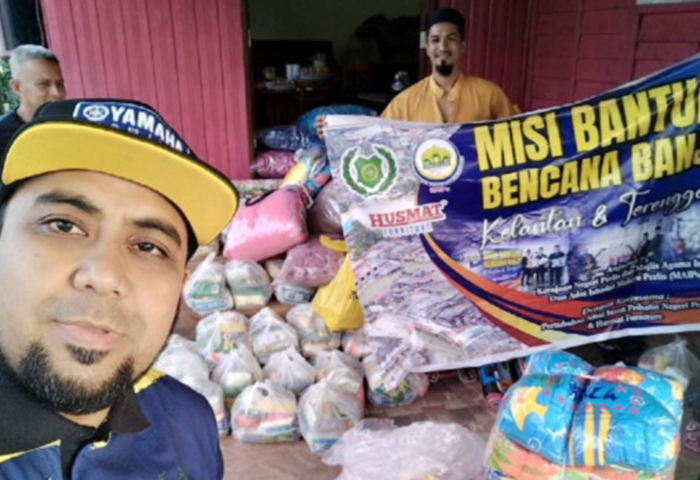 15 sukarelawan, MAIPS telibat misi bantuan banjir Pantai Timur