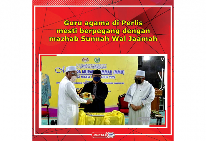 Guru agama di Perlis mesti berpegang dengan mazhab Sunnah Wal Jaamah